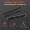 VEVOR 10 Pack Cabinet Pulls, 5.03in / 128mm Center to Center Slim Square Kitchen Cabinet Drawer