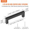 VEVOR 10 Pack Cabinet Pulls, 3.86in / 96mm Center to Center Slim Square Kitchen Cabinet Drawer