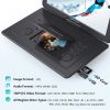 DBPOWER 17.9" Portable DVD Player with 15.6" Large HD Swivel Screen, 6 Hour Rechargeable Battery, Support USB/SD and Multiple Disc Formats