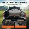 VEVOR Portable Water Storage Bladder 264 Gal PVC Collapsible Water Tank Black